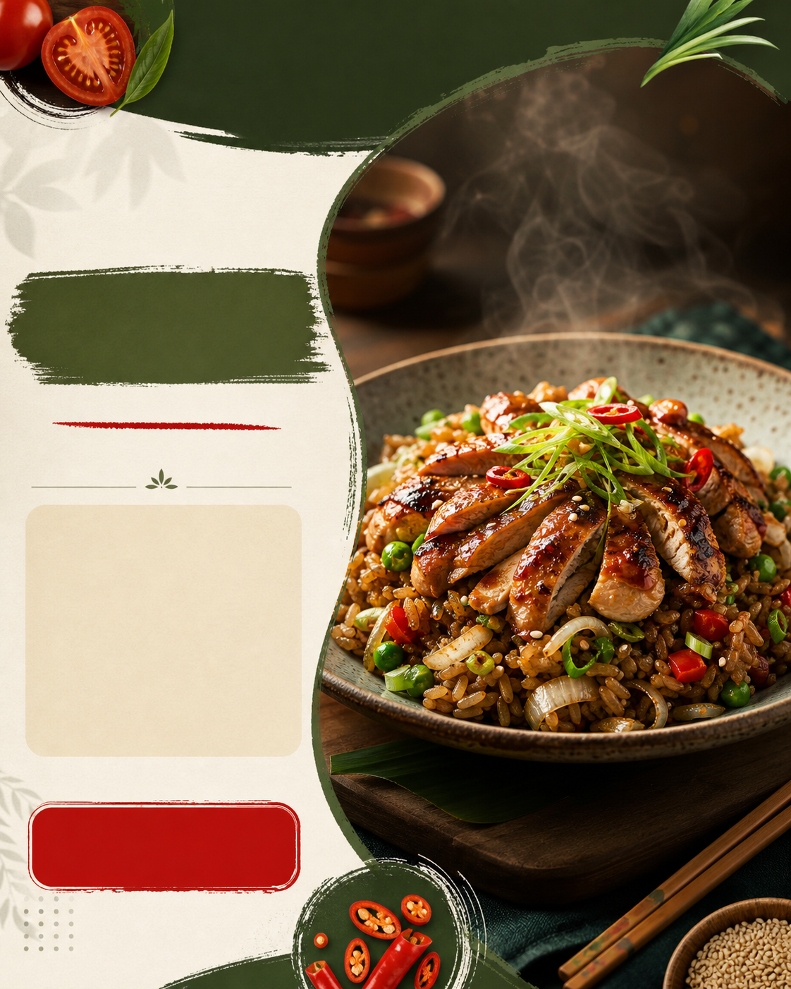 AI restaurant poster generator